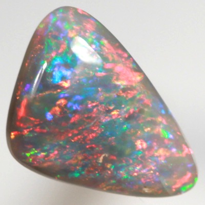 SOLID BLACK OPAL Sparkles of bright fire red always